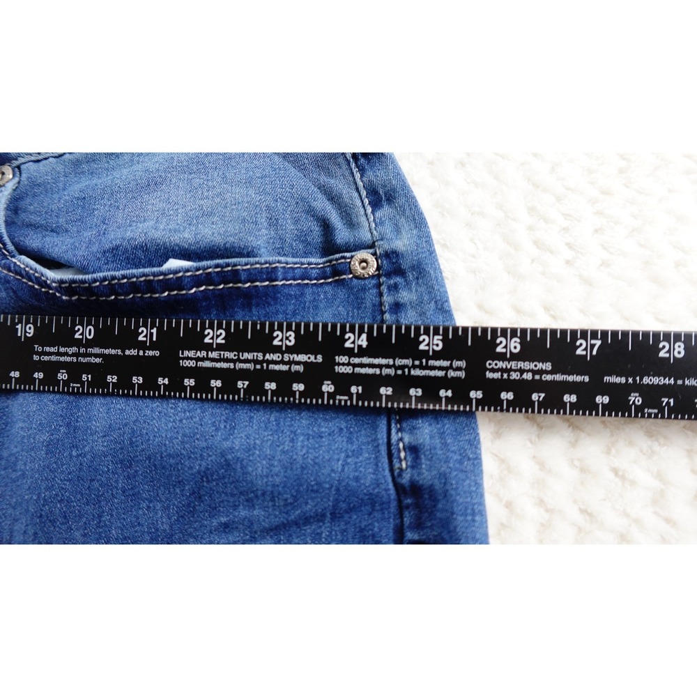 Ashley Stewart oedestruct denim  Jeans Size 28 New  Slim Stretchy - Picture 11 of 14